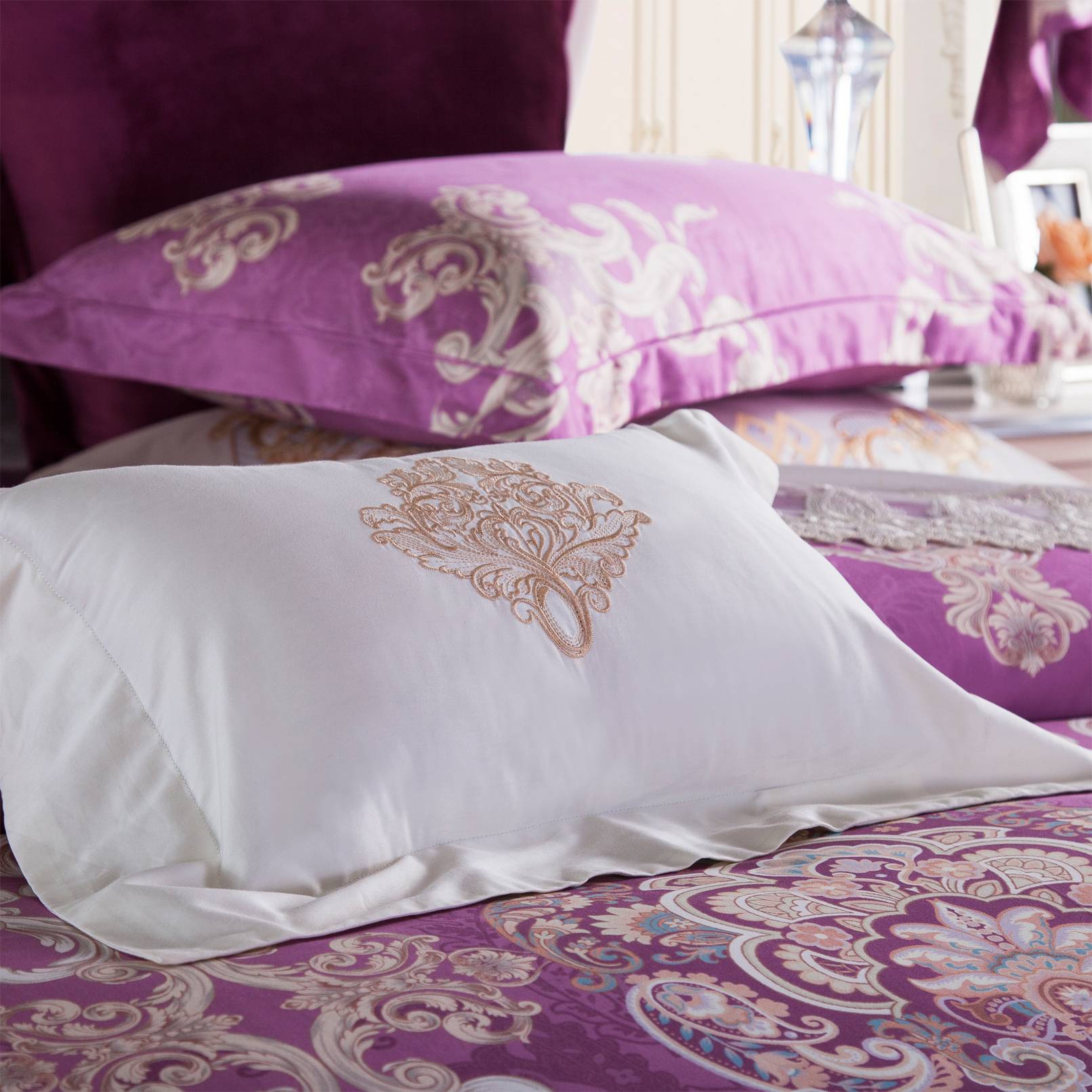 Daphne 100% Pima Cotton Printed Bedroom Set Elegant 6836 100% Cotton Printed image36